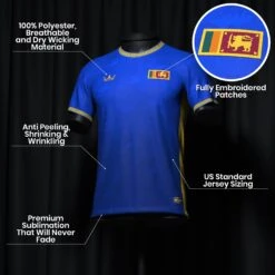 Sri Lanka Heritage Custom Football Jersey -World of Sportswear SriLankaCustomFootballJerseySpot