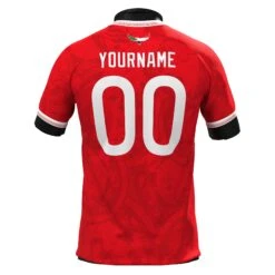 Sudan Heritage Custom Football Jersey 11 Sudan Heritage Custom Football Jersey -World of Sportswear SudanCustomFootballJerseyBack