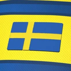 Sweden Heritage Custom Football Jersey -World of Sportswear SwedenHeritageCustomFootballJerseyCrest