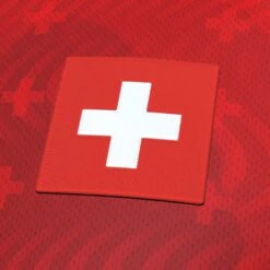 Switzerland Heritage Custom Football Jersey -World of Sportswear SwitzerlandHeritageCustomFootballJerseyCrest