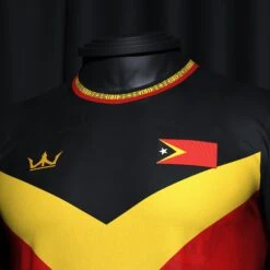 Timor-Leste Heritage Custom Football Jersey -World of Sportswear Timor LesteCustomFootballJerseyChest