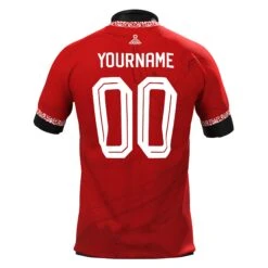 Türkiye Heritage Custom Football Jersey -World of Sportswear TurkeyRedSoccerJerseyBack