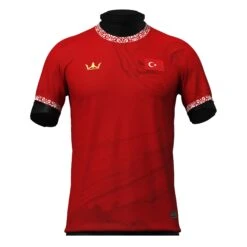 Türkiye Heritage Custom Football Jersey -World of Sportswear TurkeyRedSoccerJerseyFront