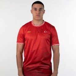 Türkiye Heritage Custom Football Jersey -World of Sportswear TurkiyeRedFootballJersey