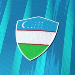 Uzbekistan Heritage Custom Football Jersey -World of Sportswear UzbekistanCustomFootballJerseyCrest