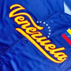 Venezuela Heritage Custom Baseball Jersey -World of Sportswear VenezuelaCustomBaseballJersey