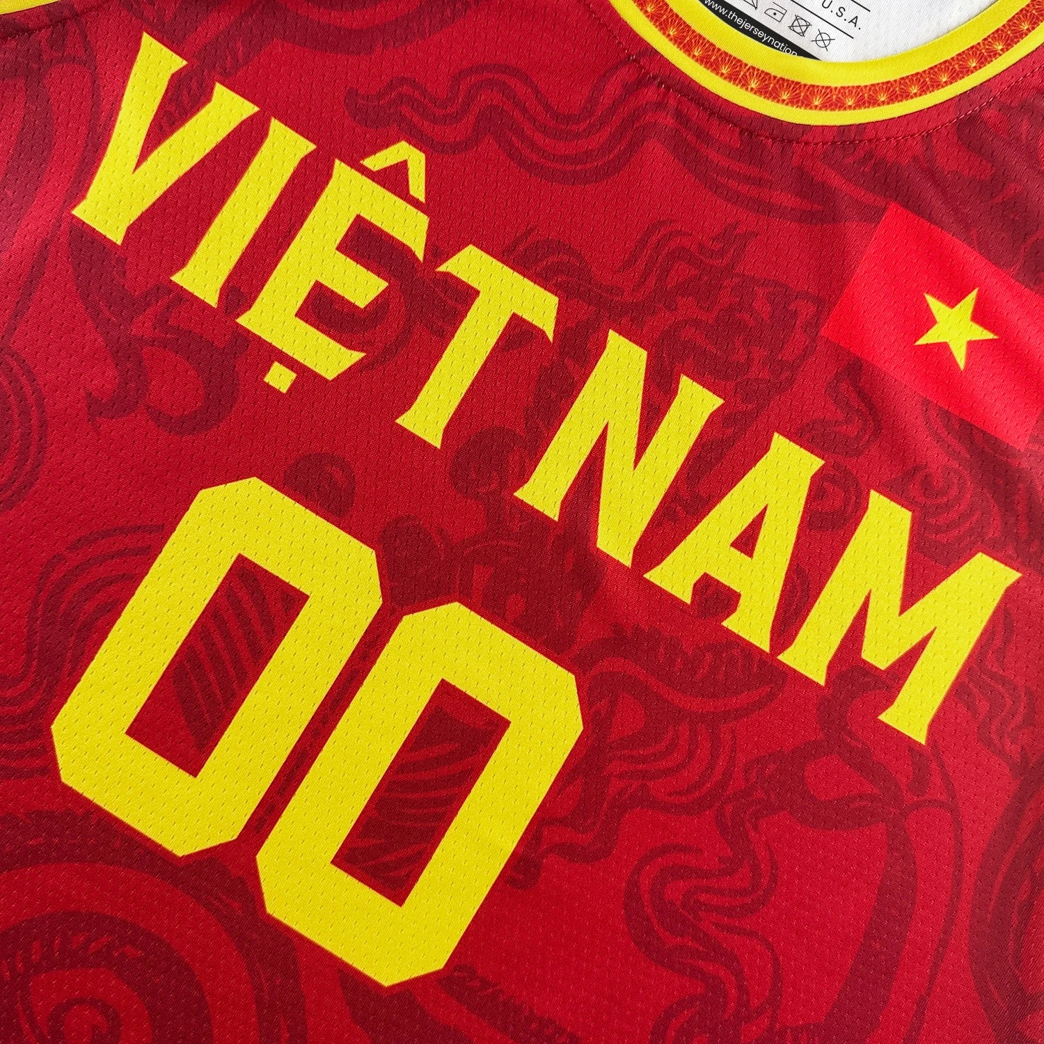 Vietnam Heritage Custom Basketball Jersey 2 Vietnam Heritage Custom Basketball Jersey - Image 2