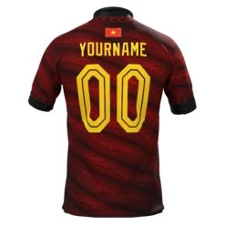Vietnam Heritage Custom Football Jersey 17 Vietnam Heritage Custom Football Jersey -World of Sportswear VietnamFootballJerseyback 2