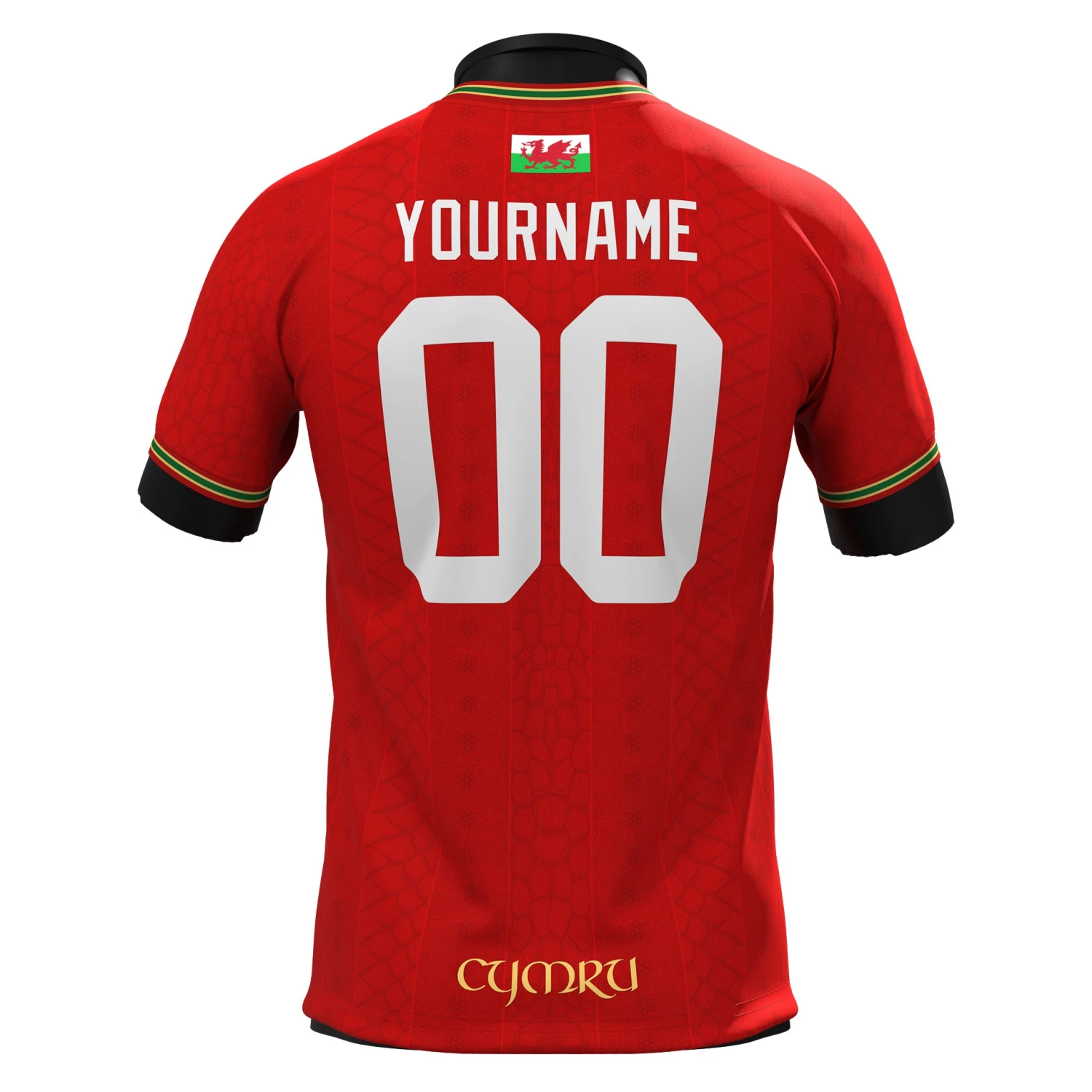 Wales Heritage Custom Football Jersey 2 Wales Heritage Custom Football Jersey - Image 2