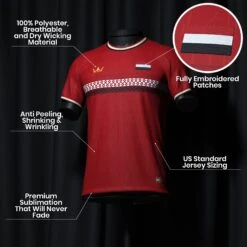 Yemen Heritage Custom Football Jersey -World of Sportswear YemenCustomFootballJersey