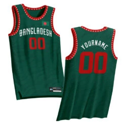 Bangladesh Heritage Custom Basketball Jersey