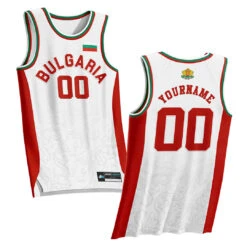 Bulgaria Heritage Custom Basketball Jersey