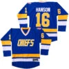 Charlestown Chiefs Hanson Brothers Hockey Jersey