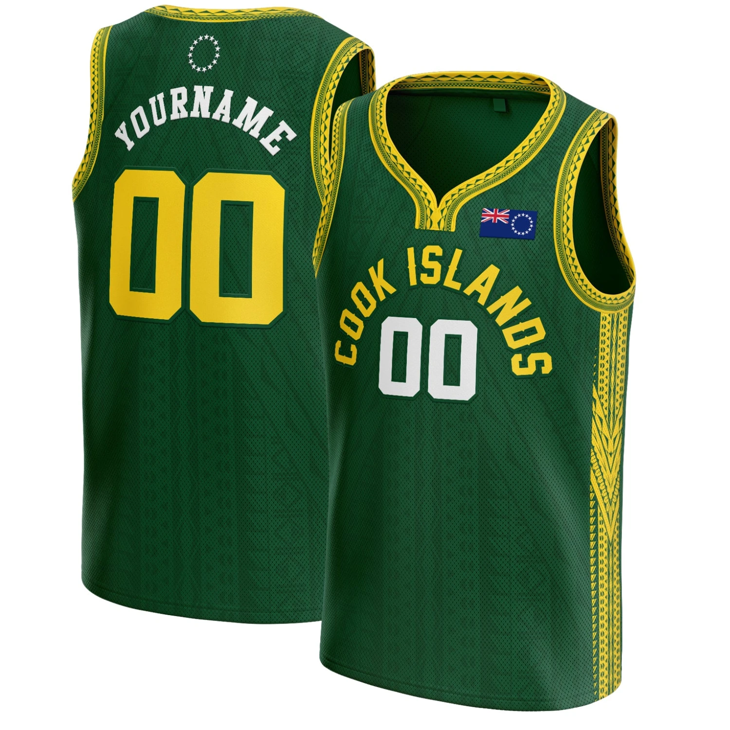 Cook Islands Custom Basketball Jersey 1 Cook Islands Custom Basketball Jersey