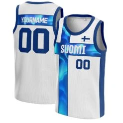 Finland Heritage Custom Basketball Jersey