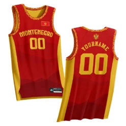 Montenegro Heritage Custom Basketball Jersey
