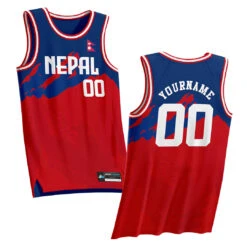 Nepal Heritage Custom Basketball Jersey