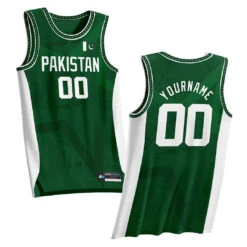 Pakistan Heritage Custom Basketball Jersey