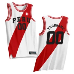 Peru Heritage Custom Basketball Jersey