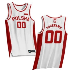 Poland Heritage Custom Basketball Jersey