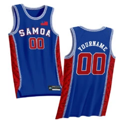 Samoa Heritage Custom Basketball Jersey