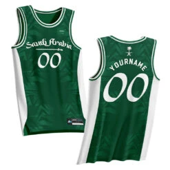 Saudi Arabia Heritage Custom Basketball Jersey