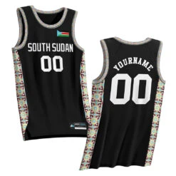 South Sudan Heritage Custom Basketball Jersey