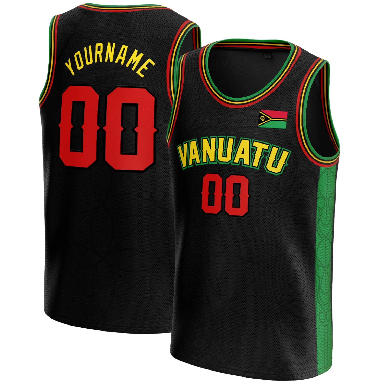 Vanuatu Custom Basketball Jersey 1 Vanuatu Custom Basketball Jersey