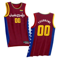 Venezuela Heritage Custom Basketball Jersey