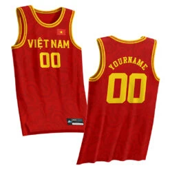 Vietnam Heritage Custom Basketball Jersey